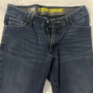 Dark Lee Extreme Comfort Boys jeans with adjustable waist Size 12 Husky